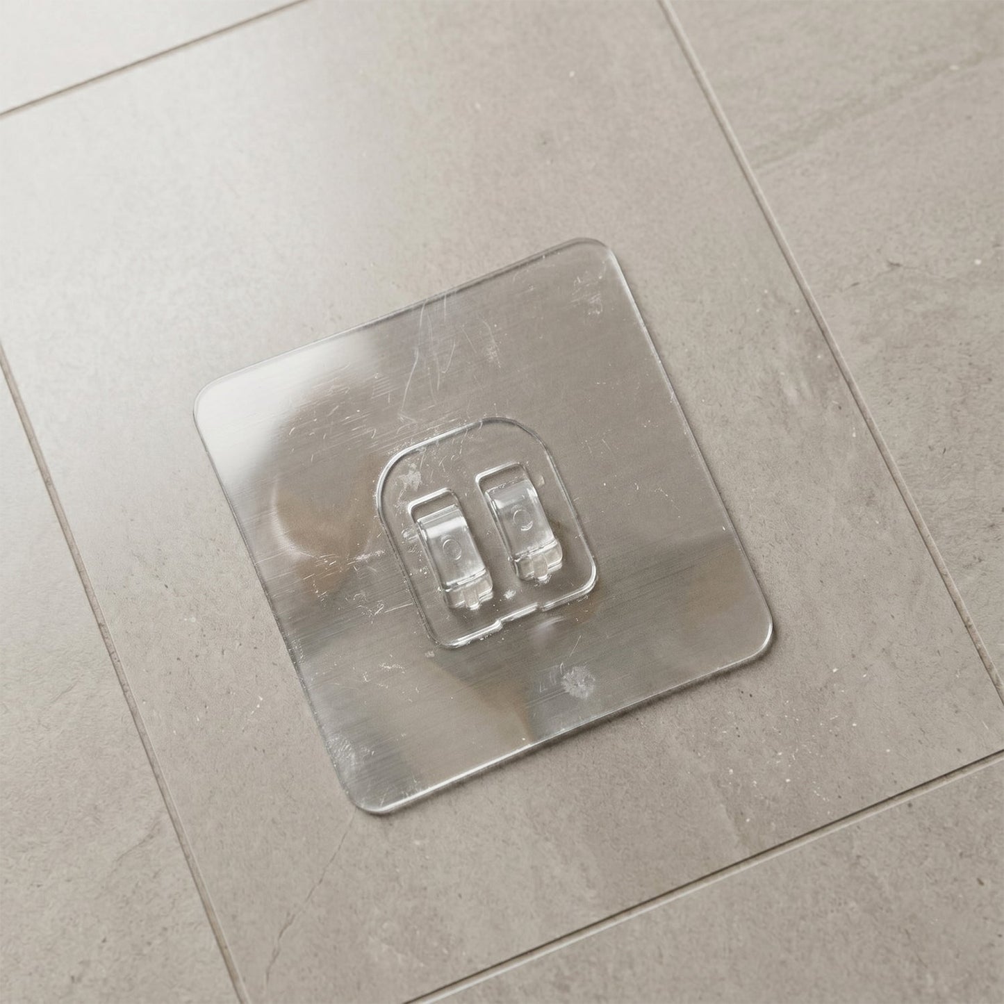 Heavy-Duty Adhesive Wall Hook – Transparent