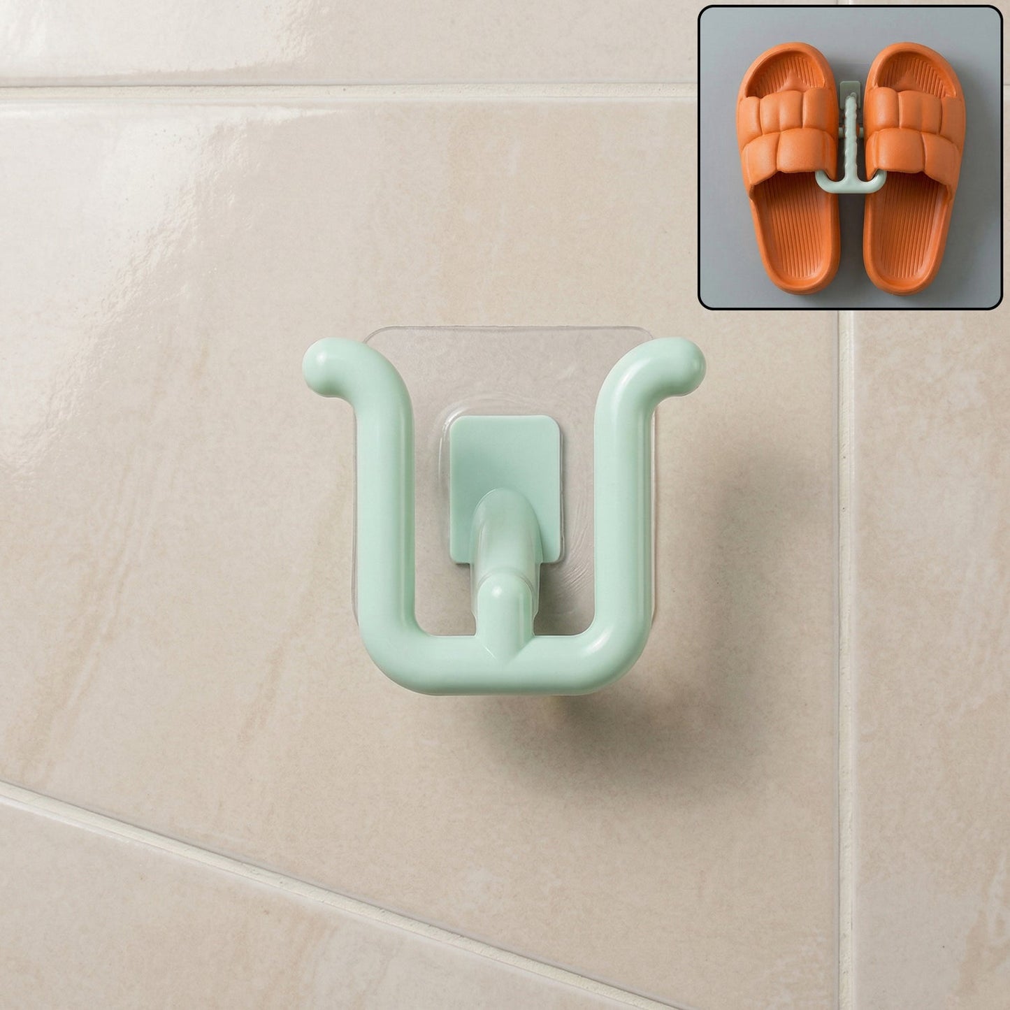 Space-Saving Wall-Mounted Slipper Holder – Easy to Install