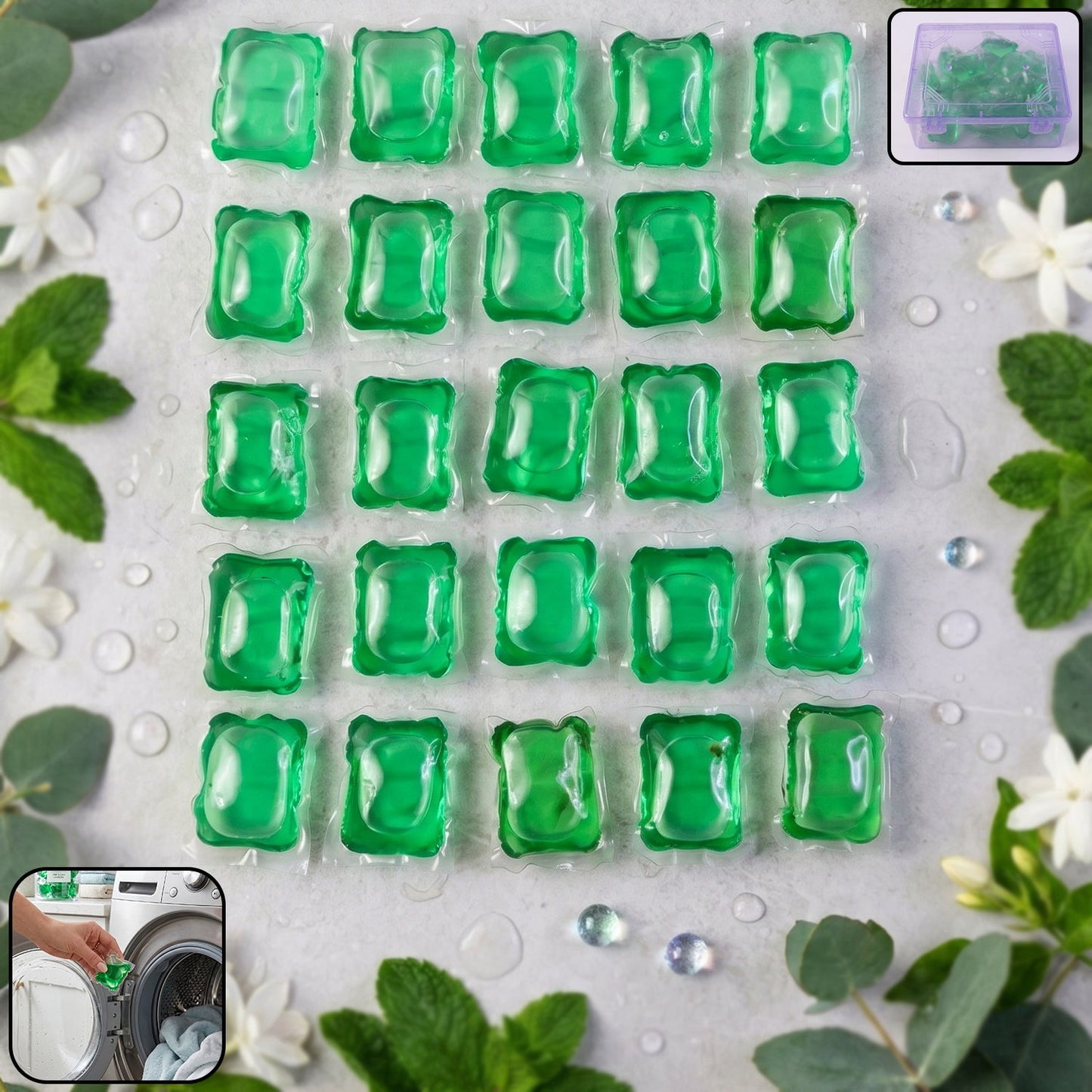 Reusable Plant-Based Laundry Detergent Pods – Effective