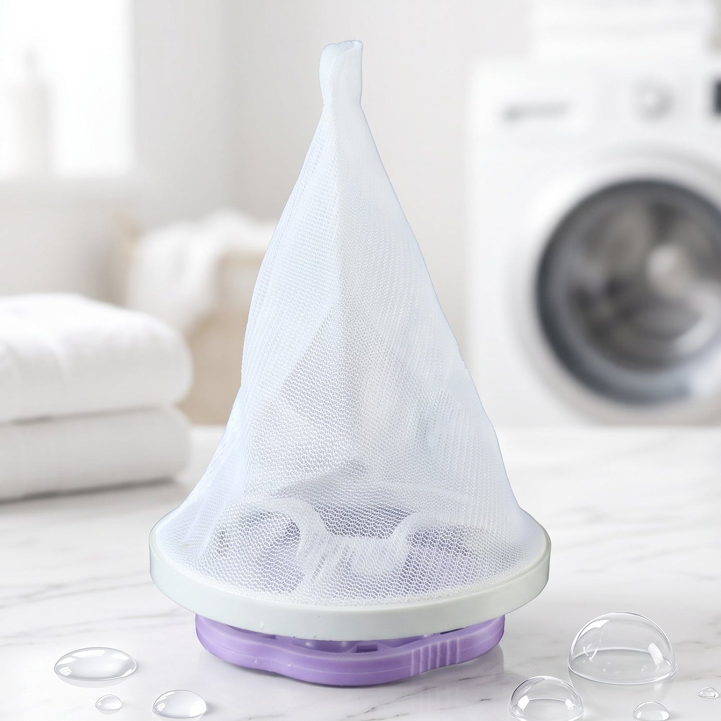 Washing Machine Floating Hair Catcher Filter Mesh Bag (1 Pc)