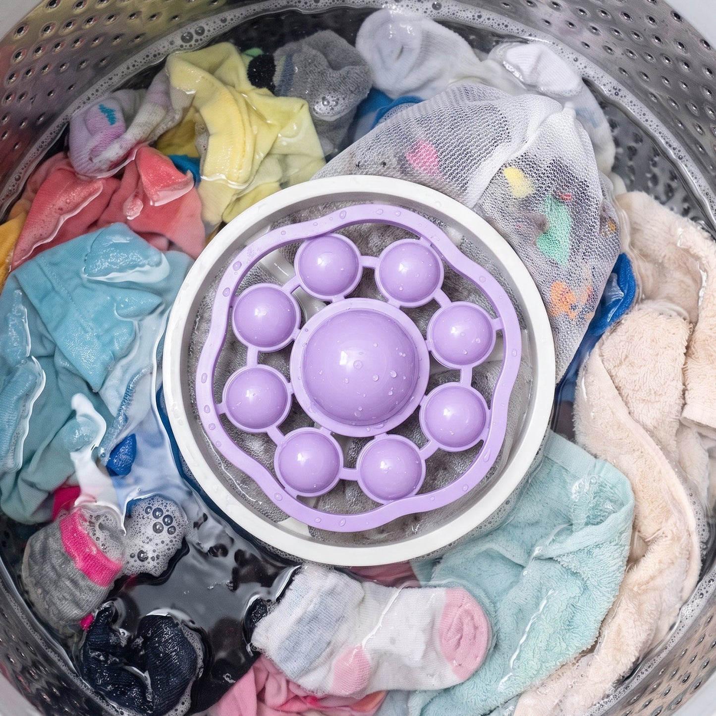 Washing Machine Floating Hair Catcher Filter Mesh Bag (1 Pc)