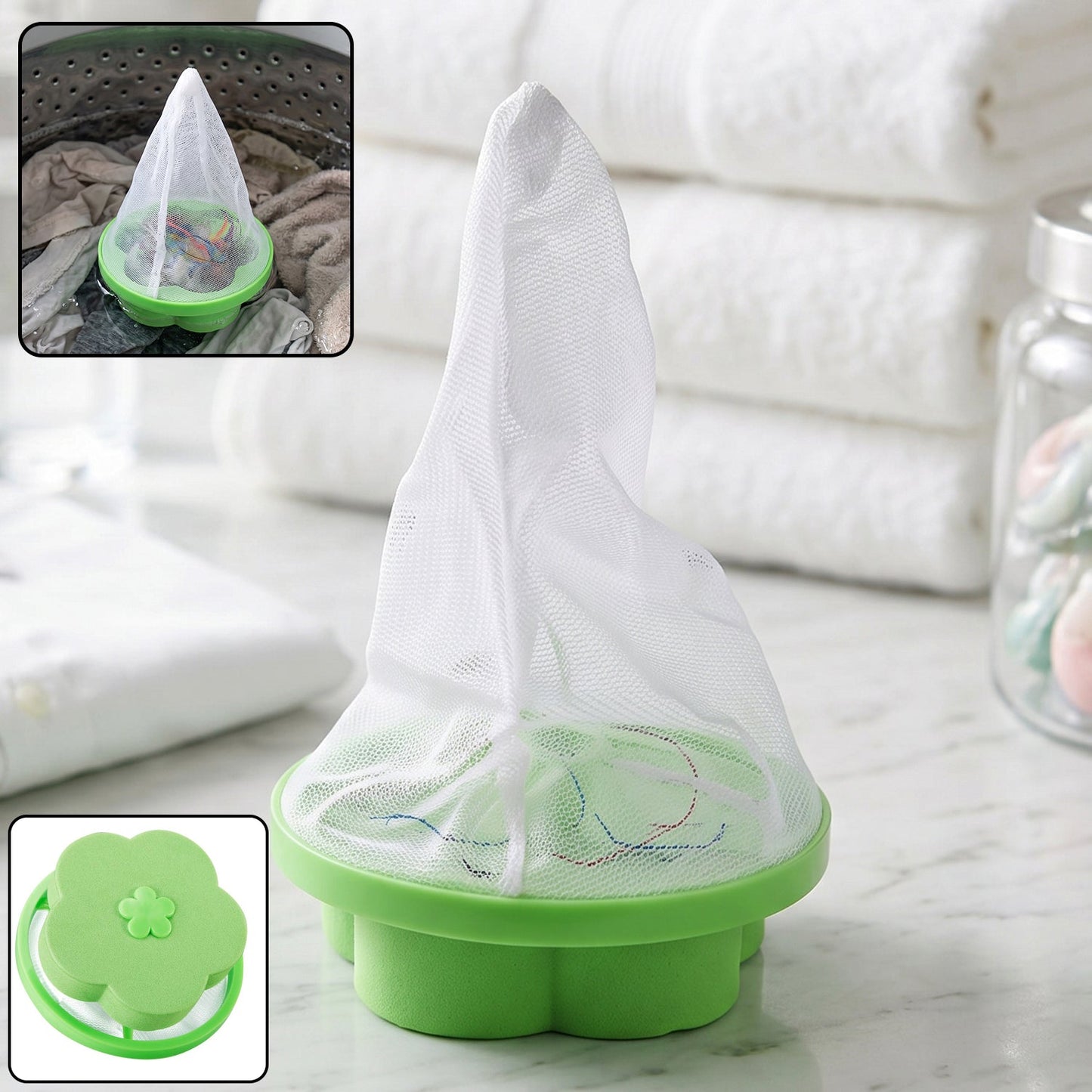 Reusable Washing Machine Floating Hair Lint Catcher – Mesh #2