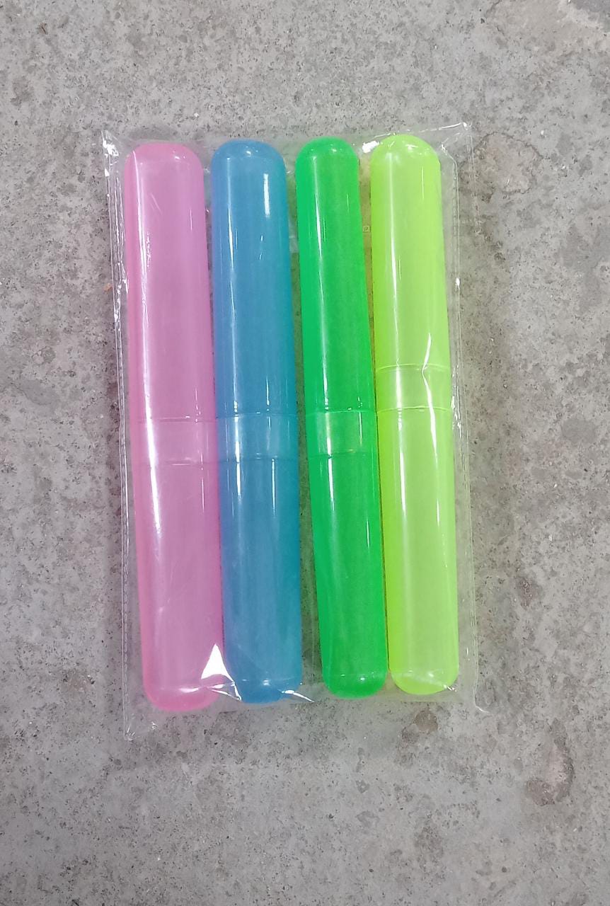Toothbrush Cover Set (4pc) – Anti-Bacterial Travel Holder