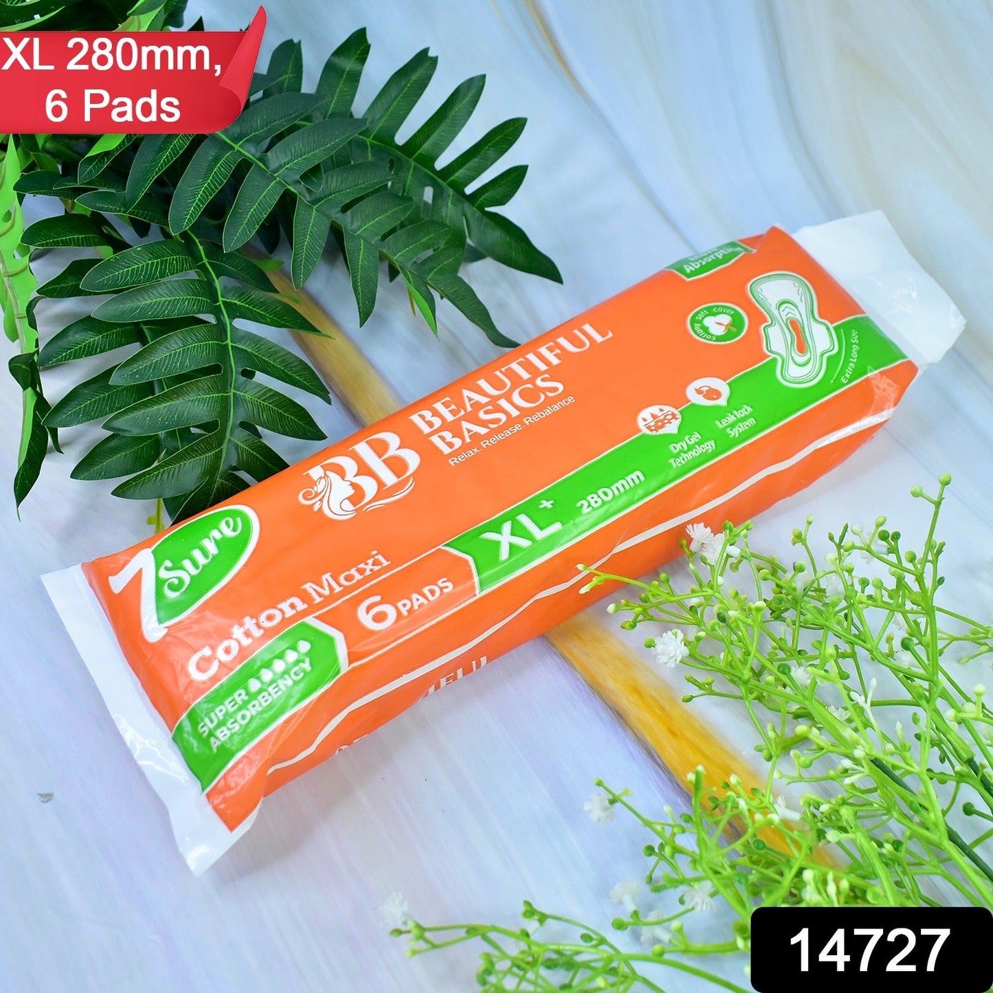 Cotton Maxi XL+ Sanitary Pads – 280mm Super Absorbent Protection