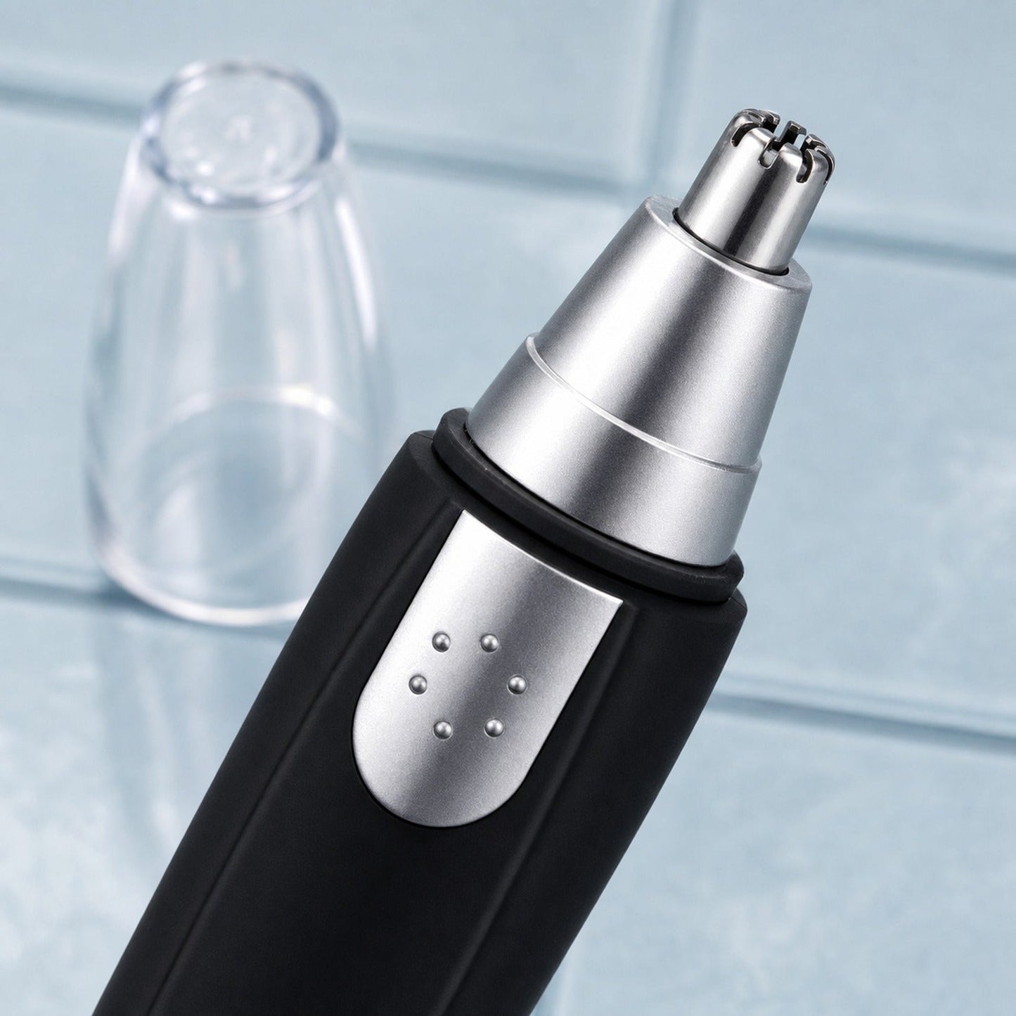 Ear & Nose Hair Trimmer – Painless, Battery-Operated | Calm & Curl