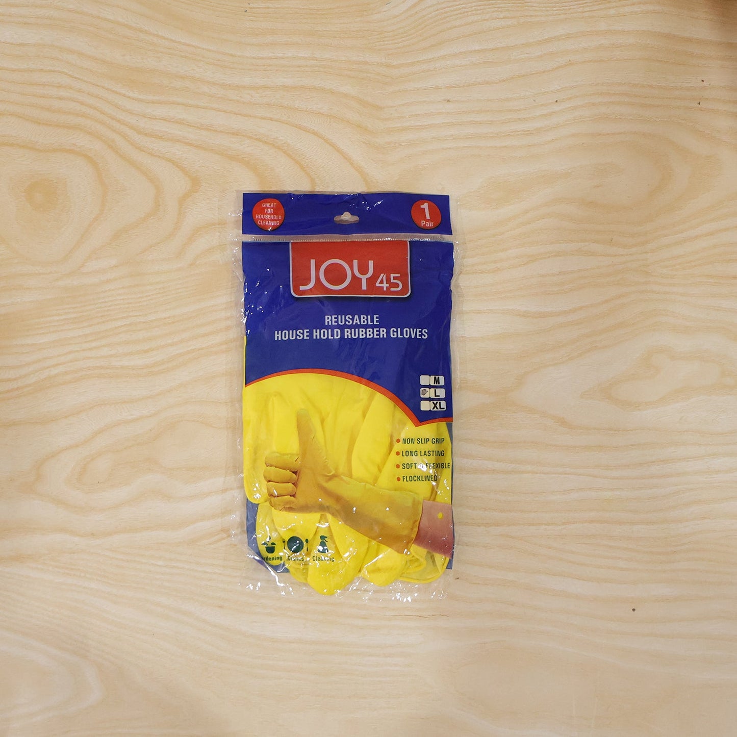 Reusable Waterproof Cleaning Rubber Gloves – Durable