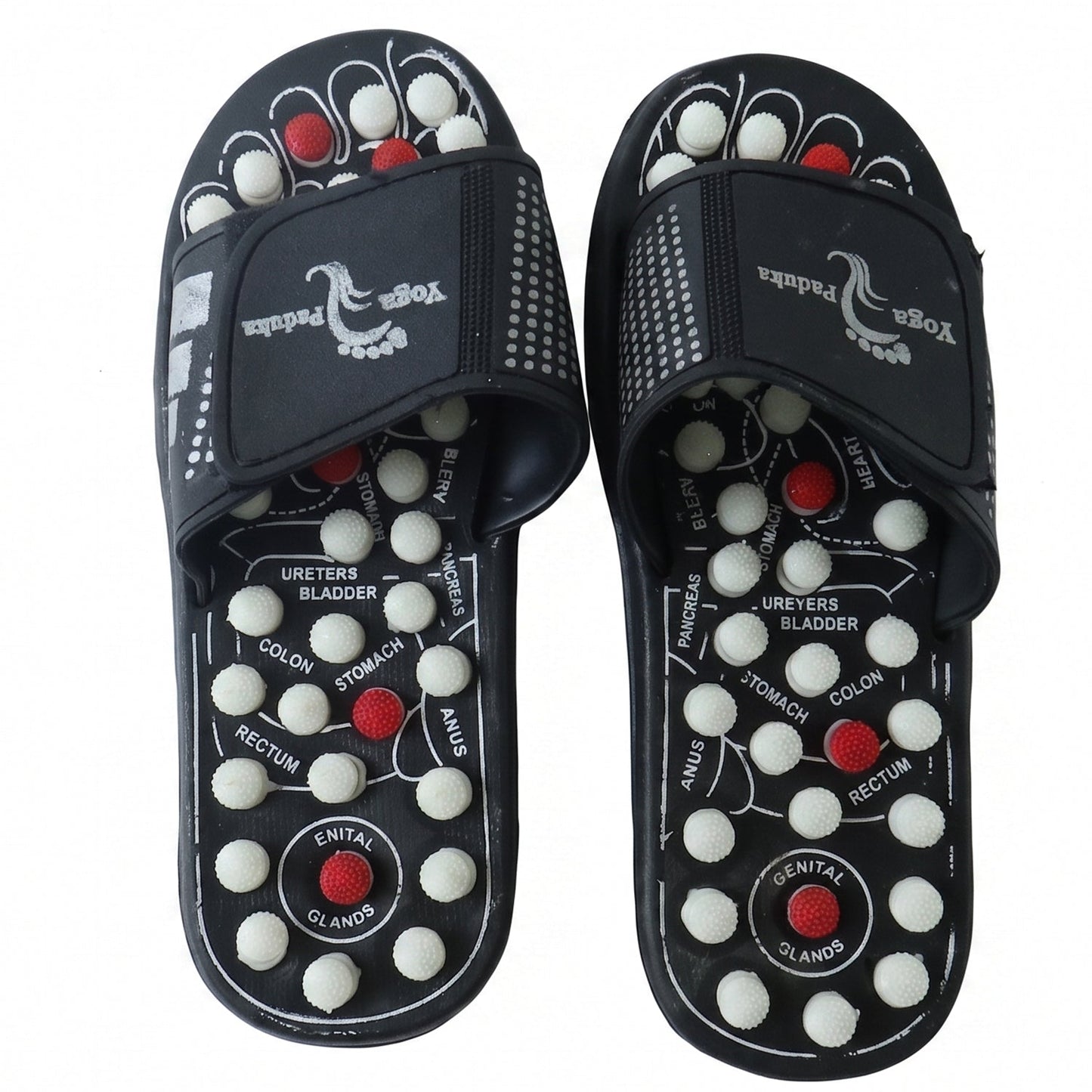 Acupressure Foot Massage Slippers Reflexology Massager Sandal Size...