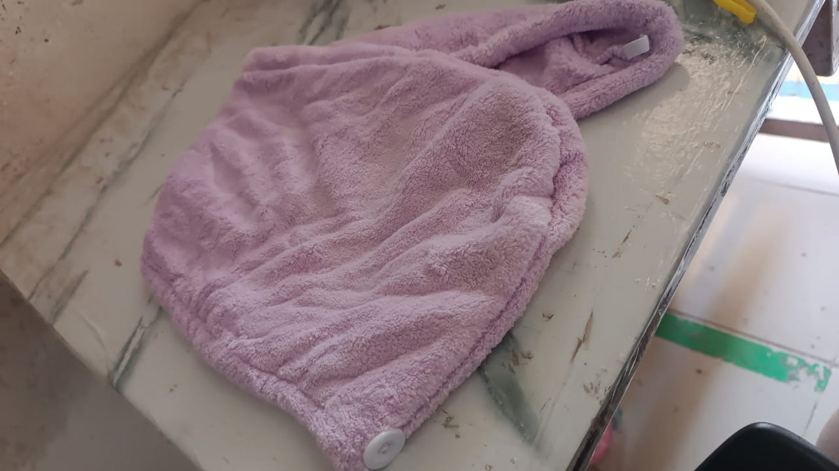Microfiber Hair Drying Towel – Super Absorbent & Quick Dry