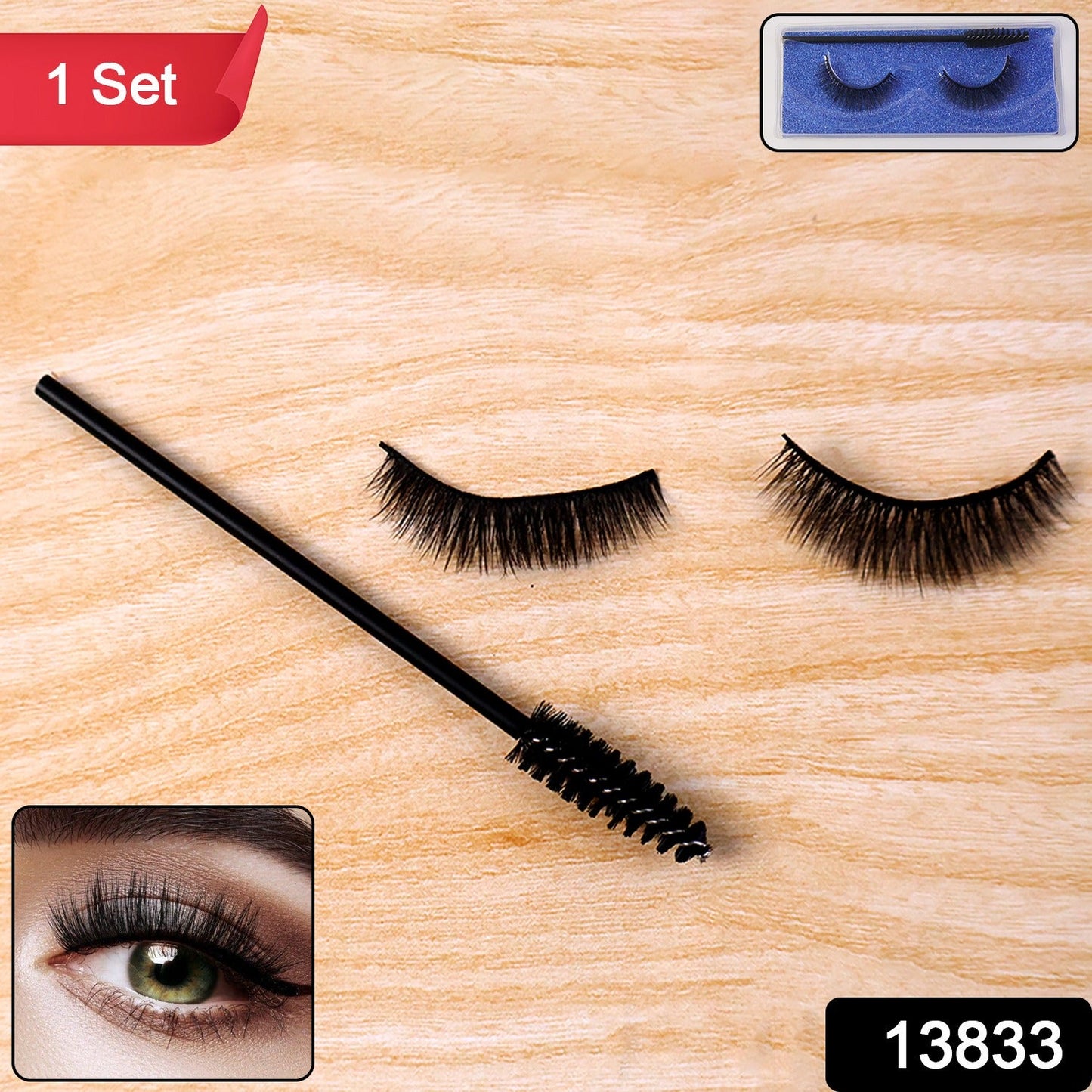 3D Mink Eyelashes Set – Lightweight Full Volume Lashes