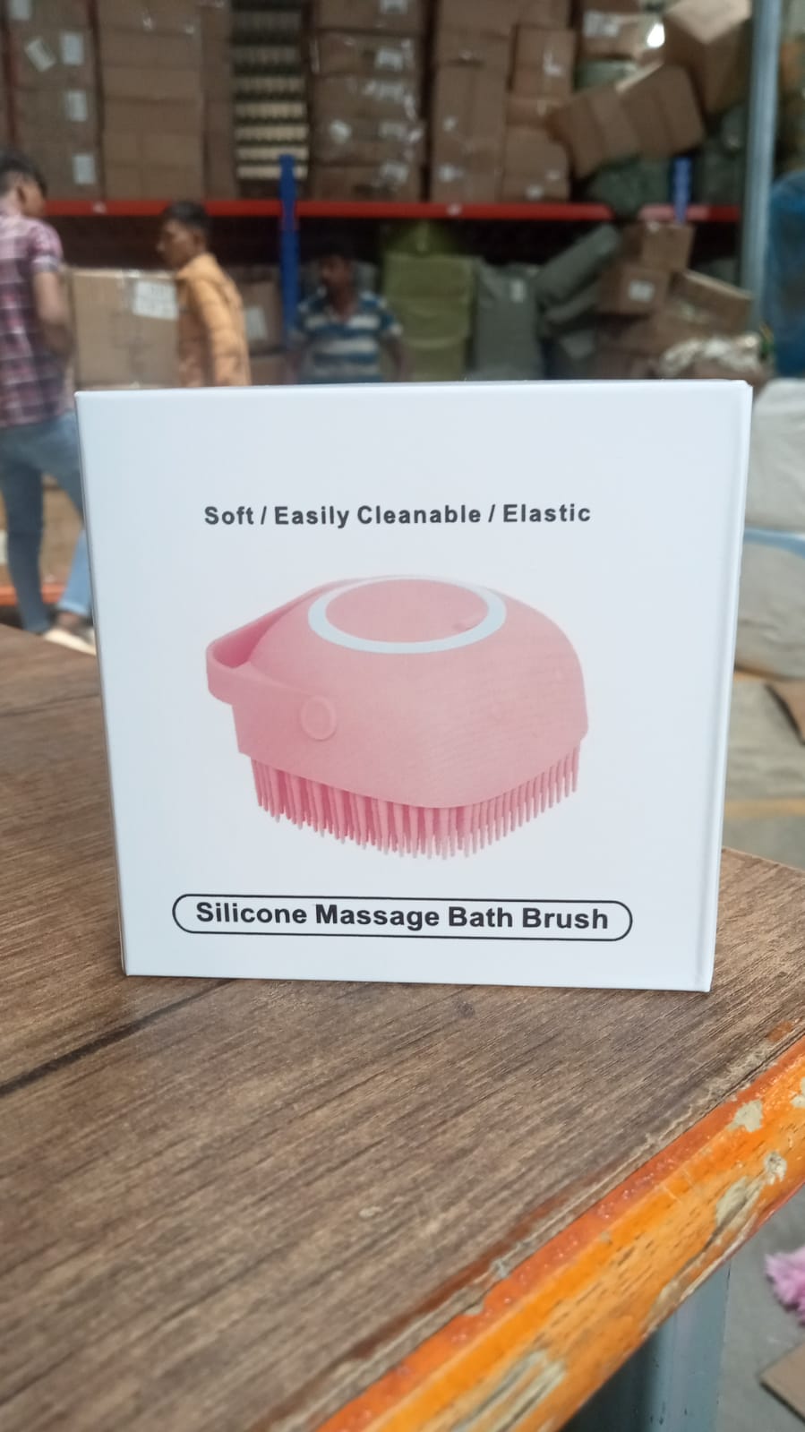 Silicone Bath Brush – Massage & Shampoo Dispenser for Shower