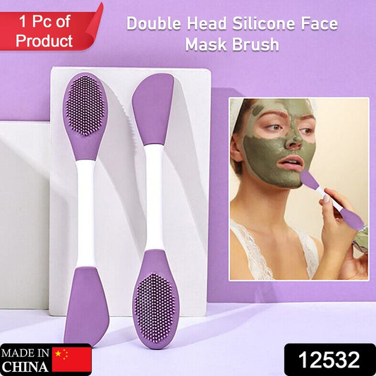 Double-Headed Silicone Mask Brush – Facial Cleansing & Application