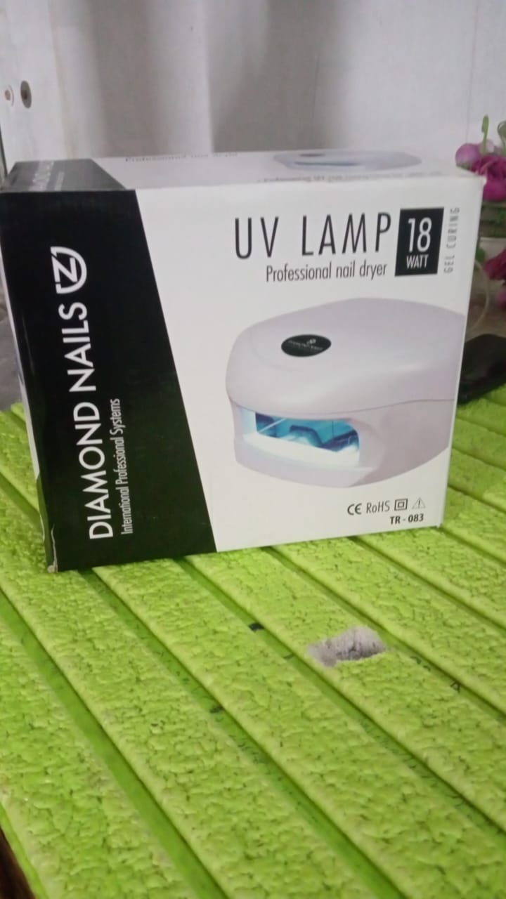 LED UV Nail Lamp 18W – Quick Gel Polish Curing & Nail Dryer | AuriGlam