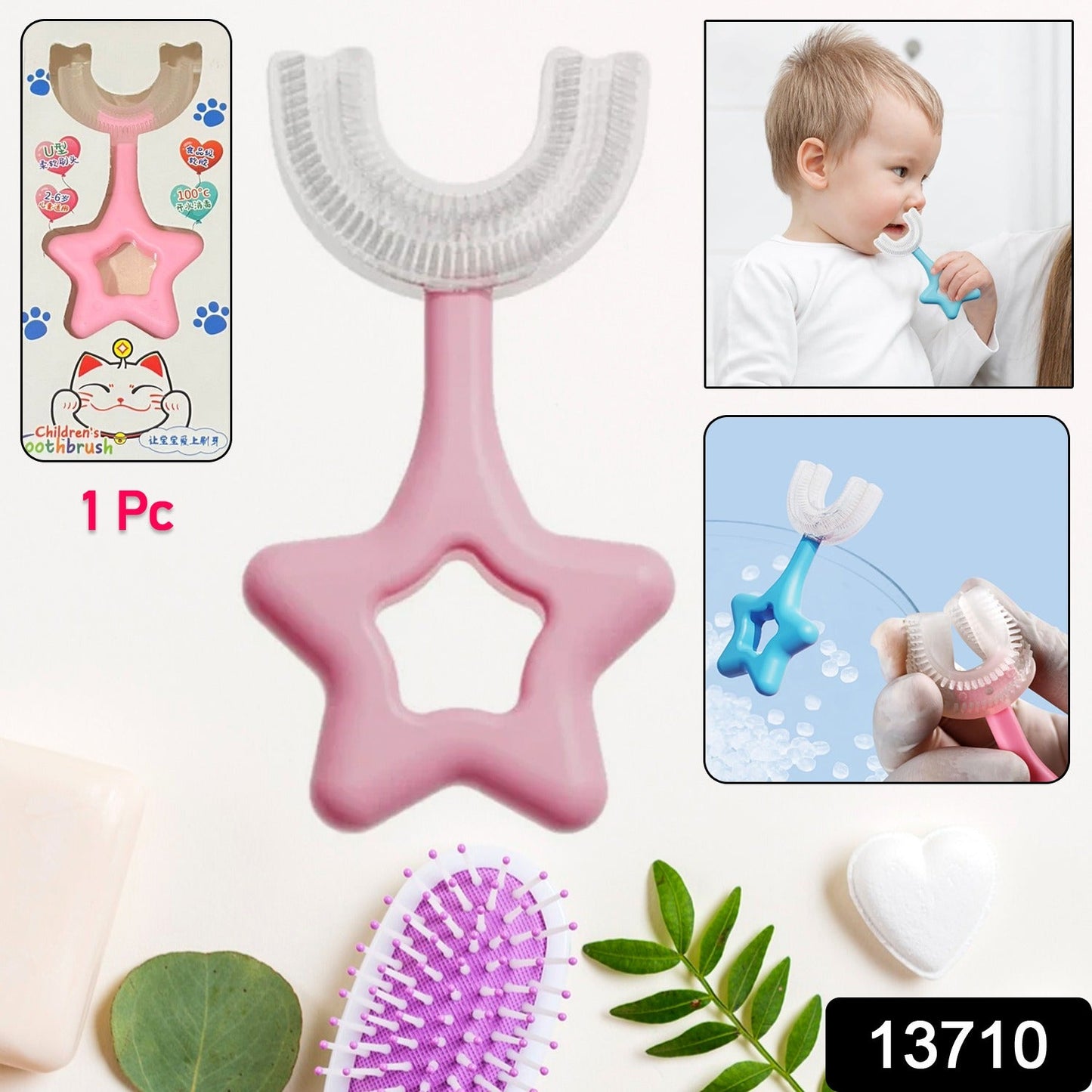 Kids U-Shape Toothbrush – Soft Silicone for Gentle Brushing | MintGuard
