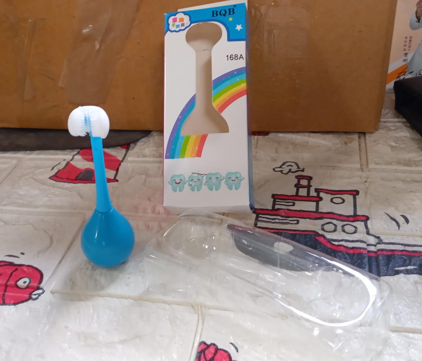 Kids 3-Sided Toothbrush – Gentle Silicone Head for Ages 2-12 | MintGuard