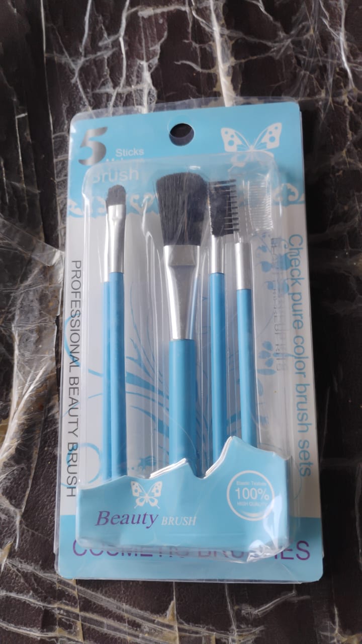 Makeup Brushes Kit – 5-Piece Soft Synthetic Set | BeautyBare