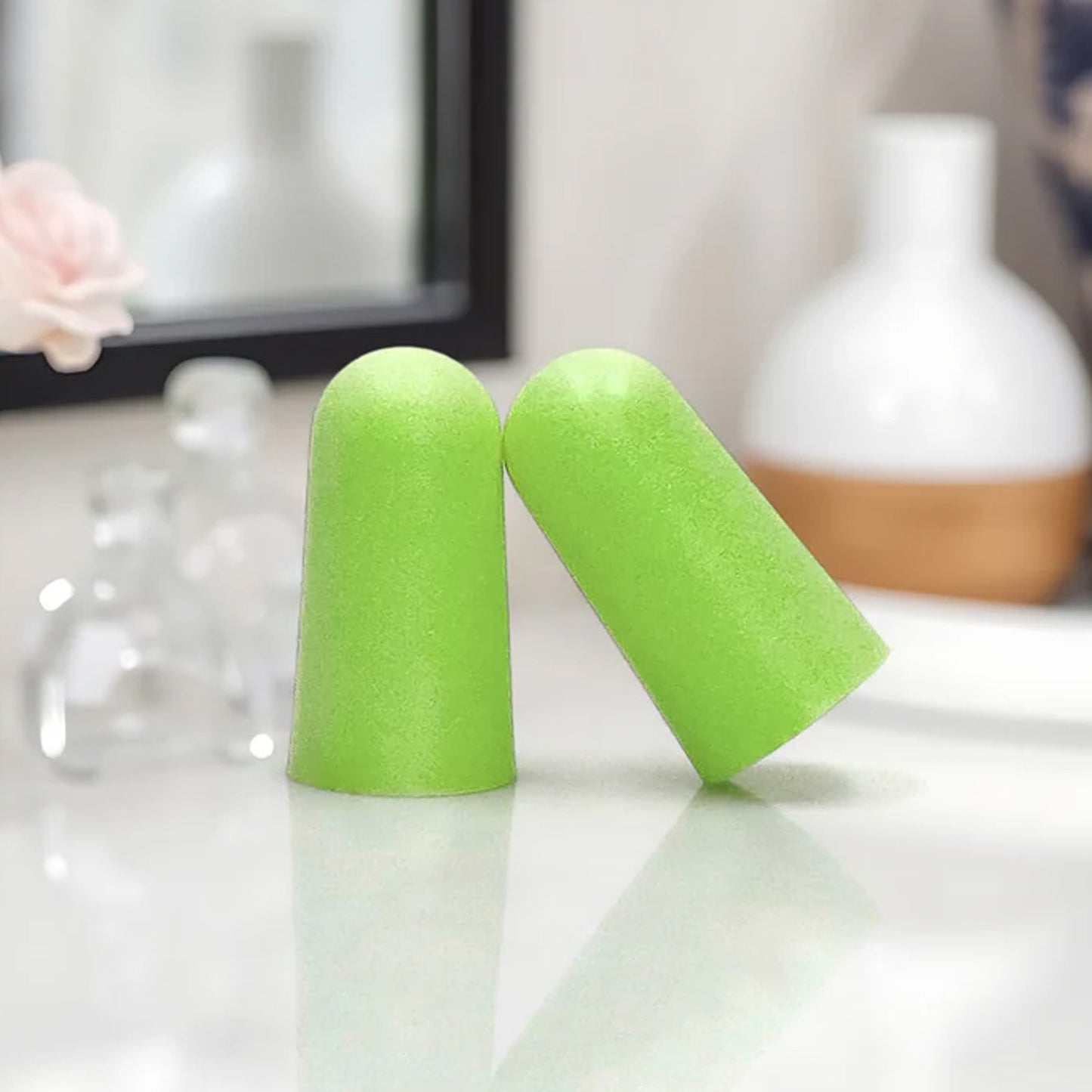 Noise Reduction Foam Ear Plugs – Soft, Reusable 2 Pair Set