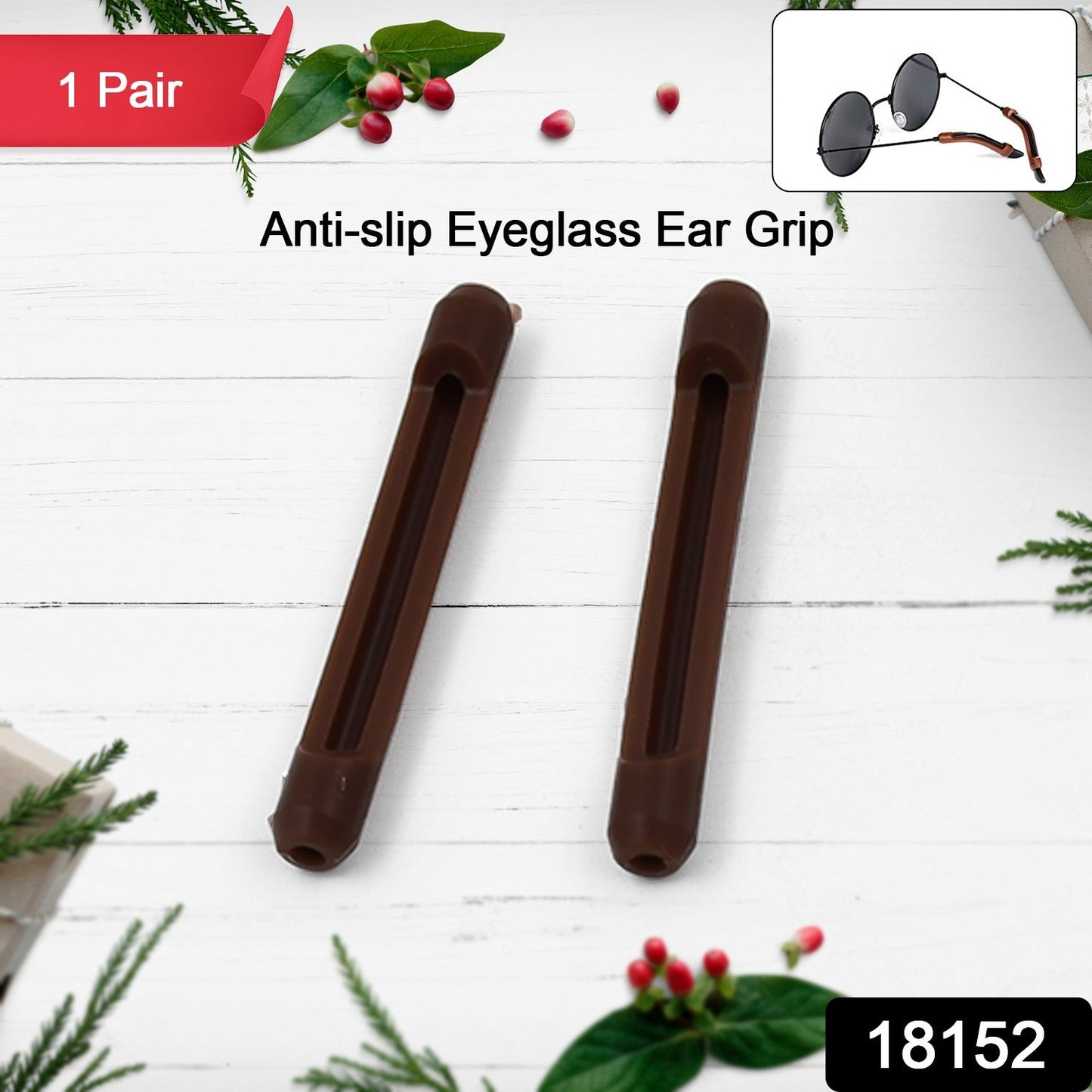 Anti-Slip Eyeglass Ear Grips – Comfortable Silicone Hooks | Velvet Wellness