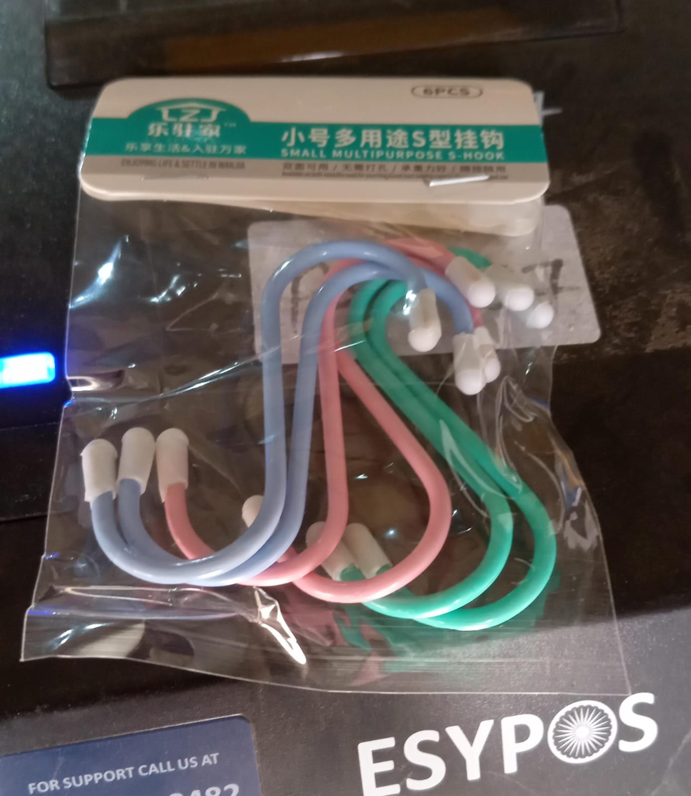 Heavy-Duty S Hooks Metal – Hanging Hooks (6 Pcs)