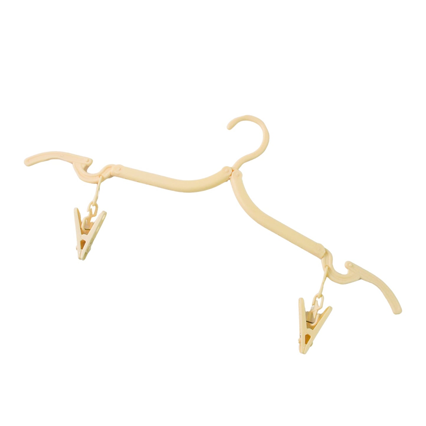Space-Saving Cloth Hanger with Dual Clips – Laundry
