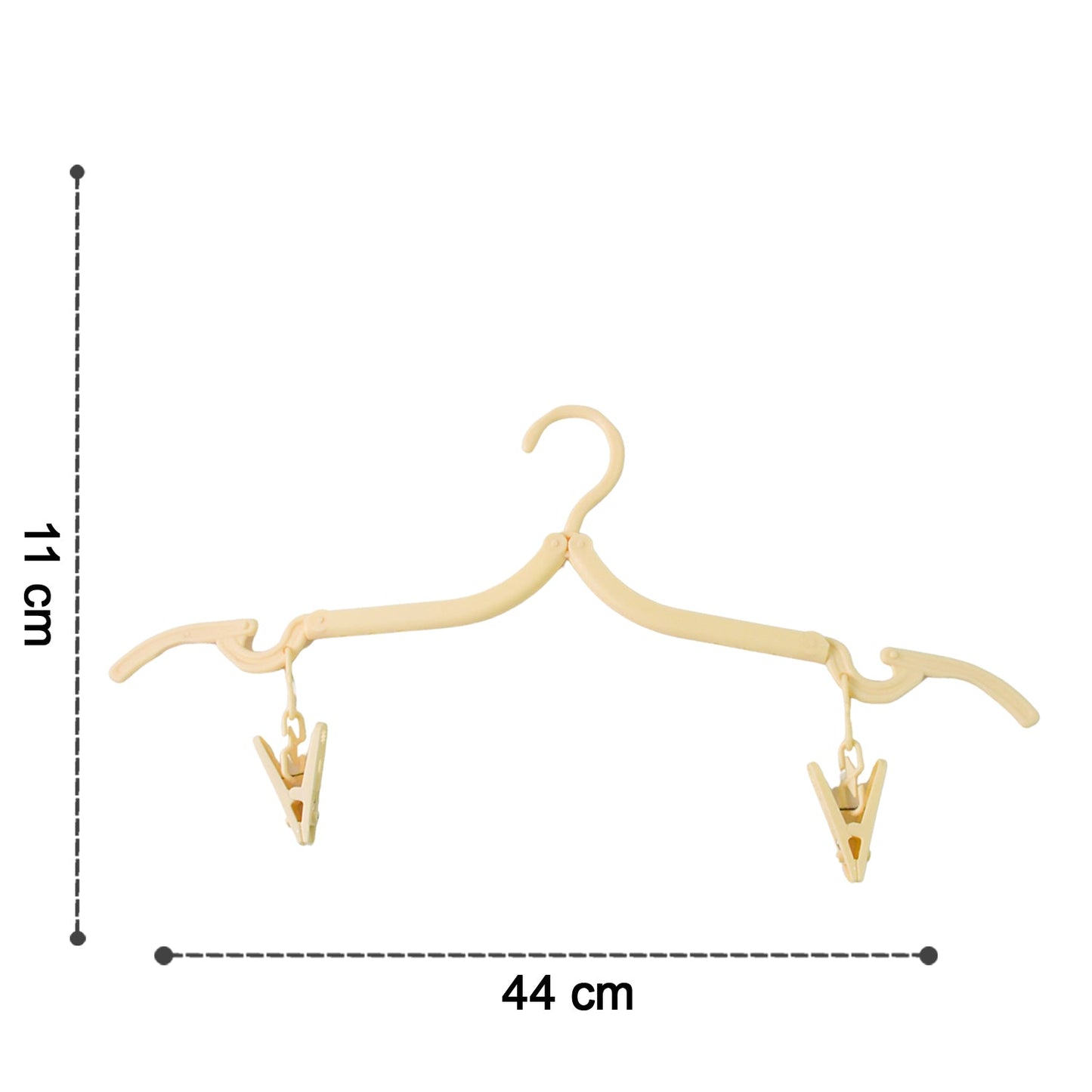Space-Saving Cloth Hanger with Dual Clips – Laundry