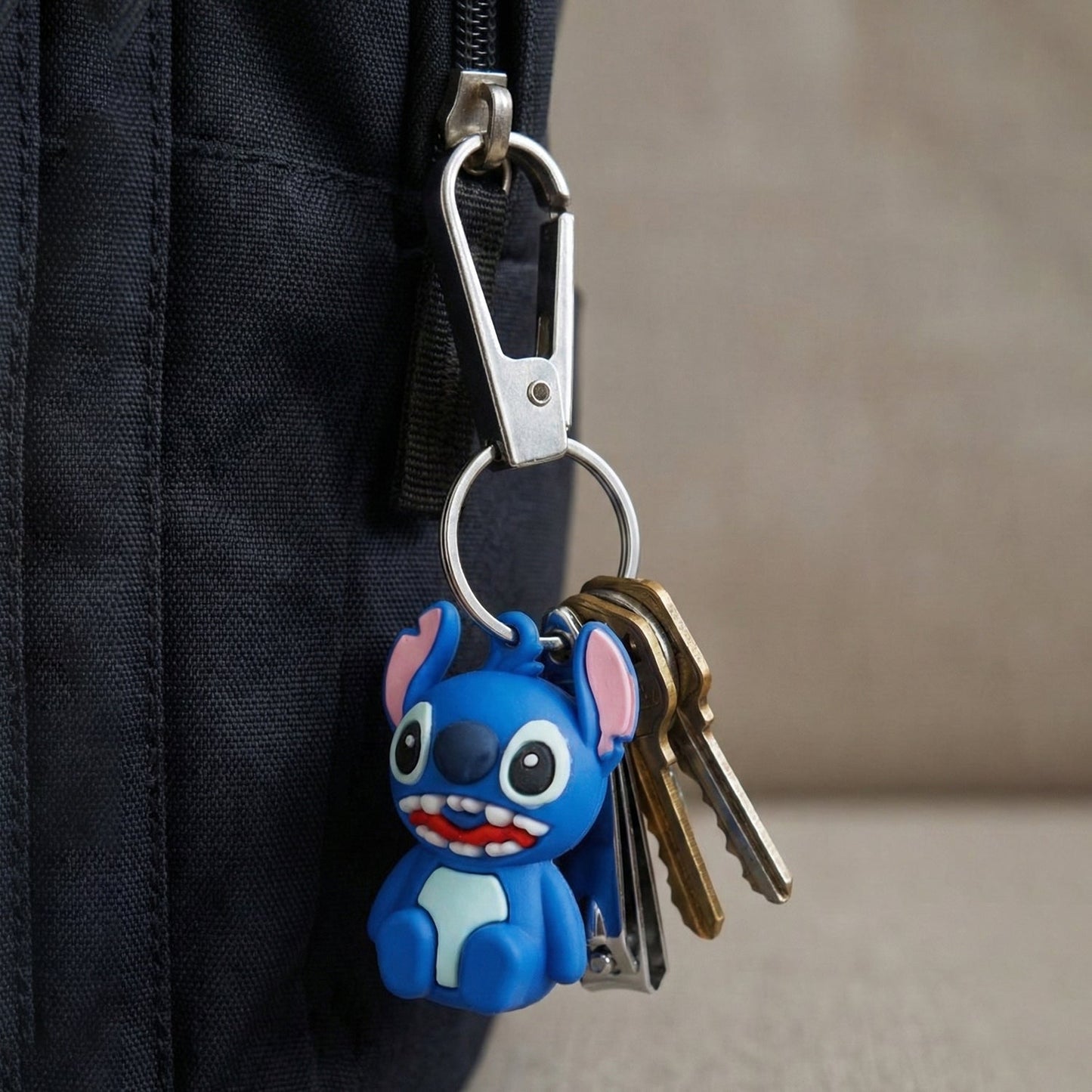 Cartoon Nail Cutter Keychain – Compact Mini Nail Clipper