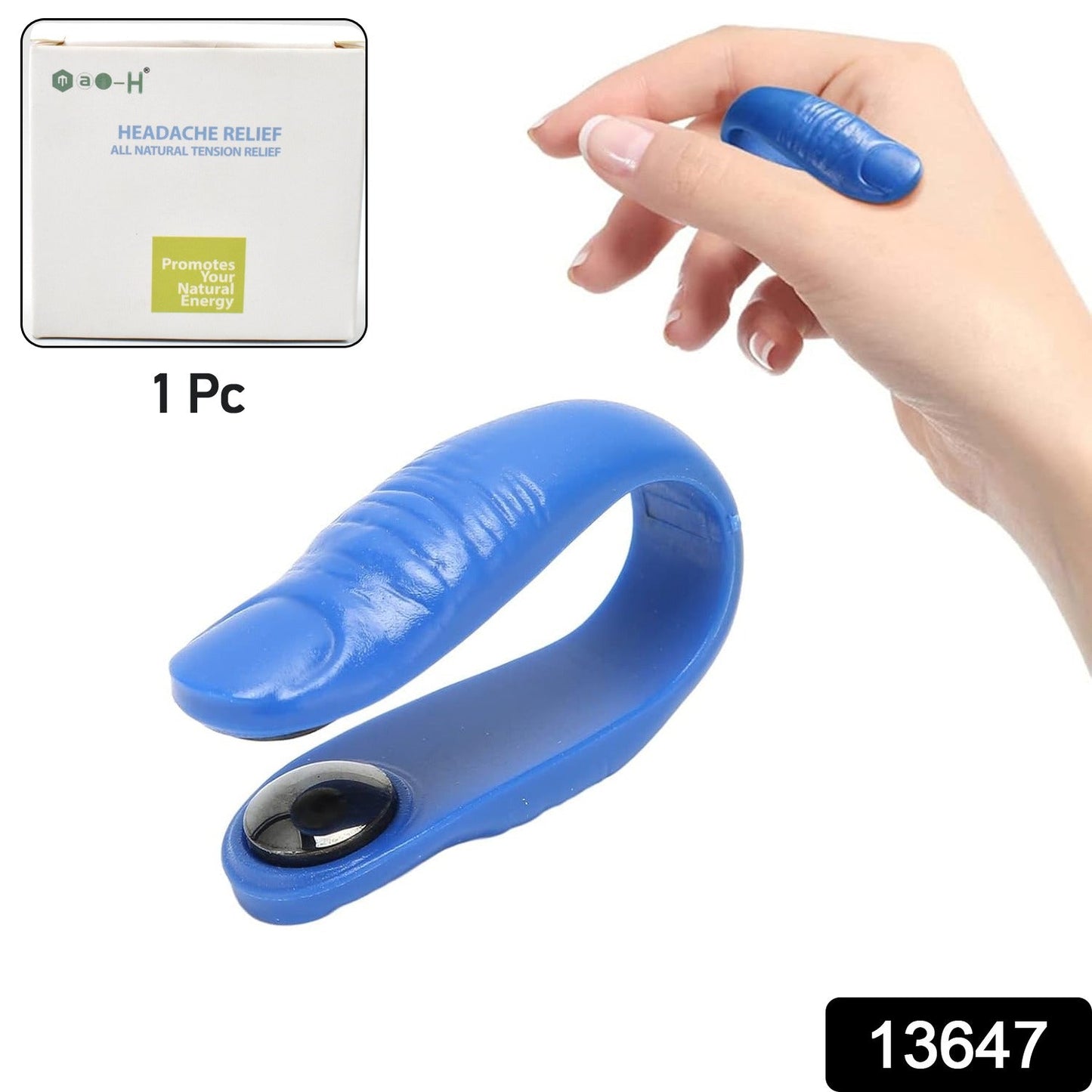 Acupressure Hand Clip – Stress & Migraine Relief | Velvet Wellness