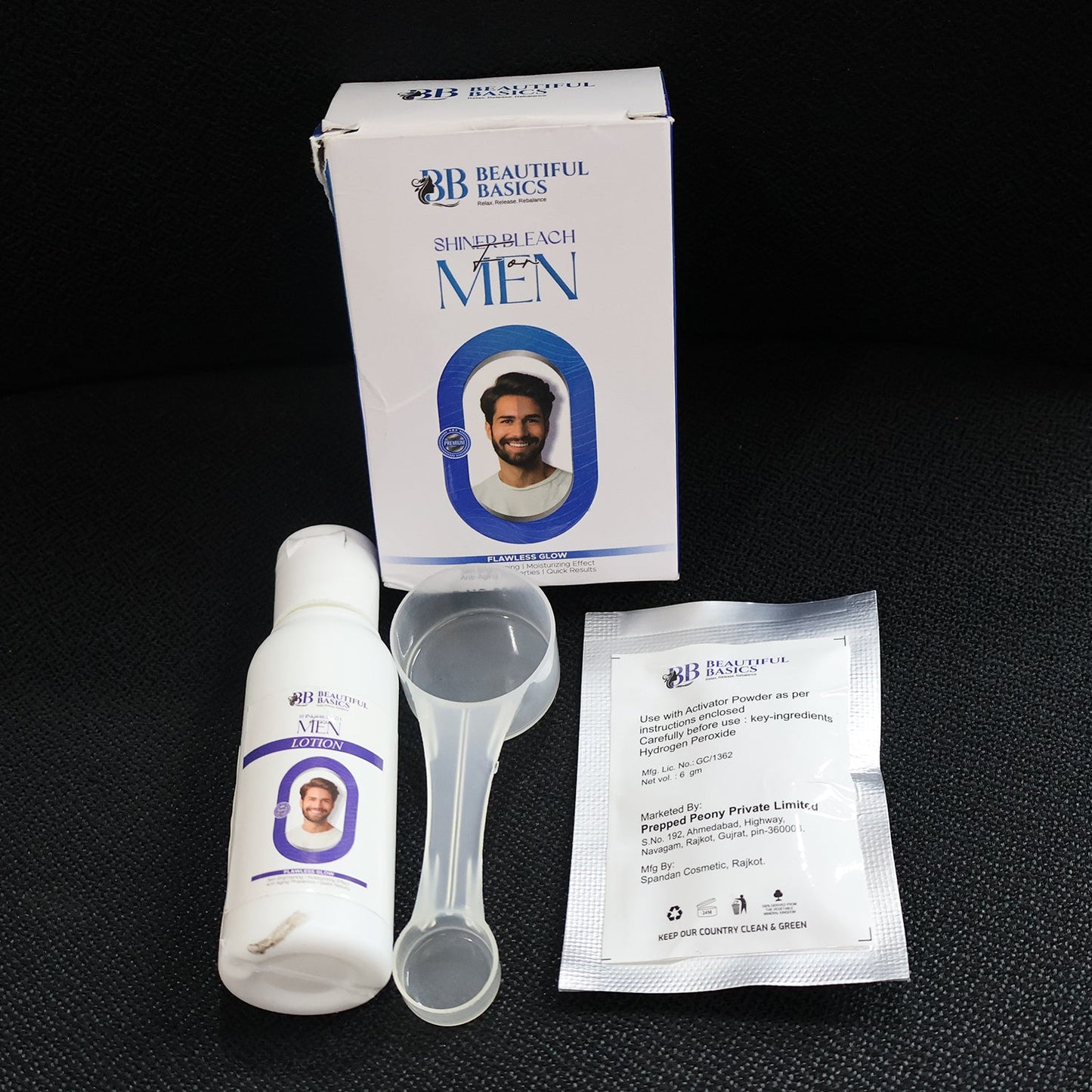 Men's Skin Brightening Bleach Cream Kit – Quick Natural Glow