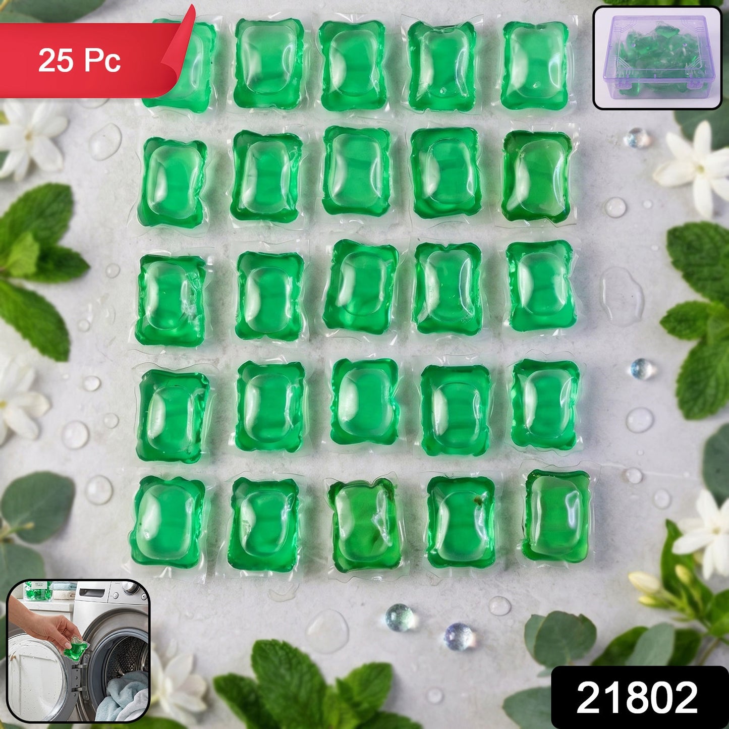 Reusable Plant-Based Laundry Detergent Pods – Effective - main product view