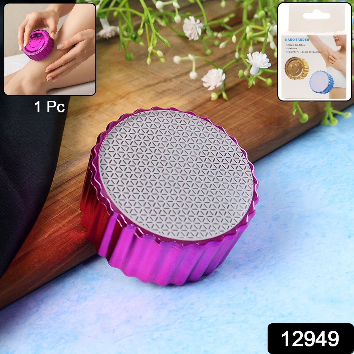 Nano Hair Remover – Painless Crystal Hair Eraser for Body | Calm & Curl