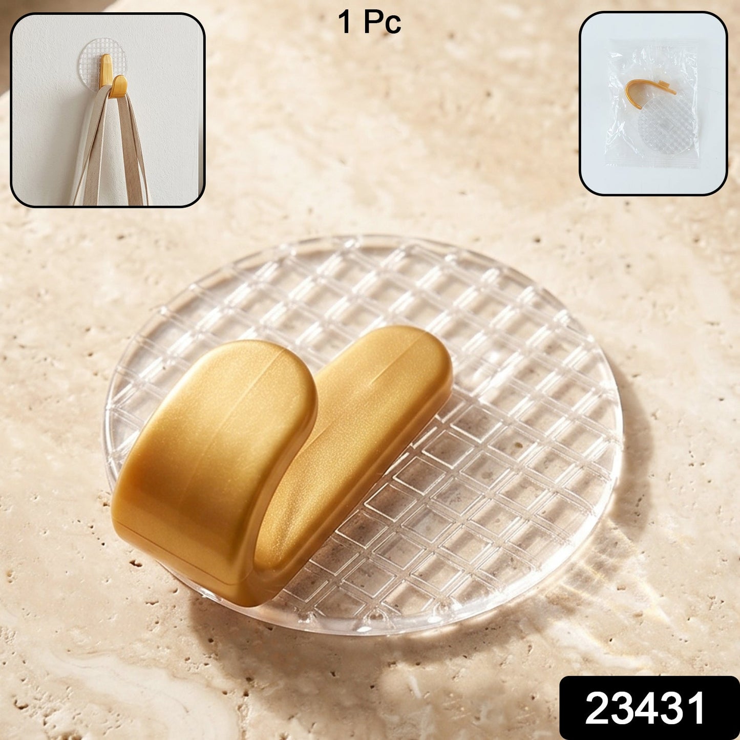 All-in-One Self Adhesive Wall Hook – Strong, Waterproof, No - main product view