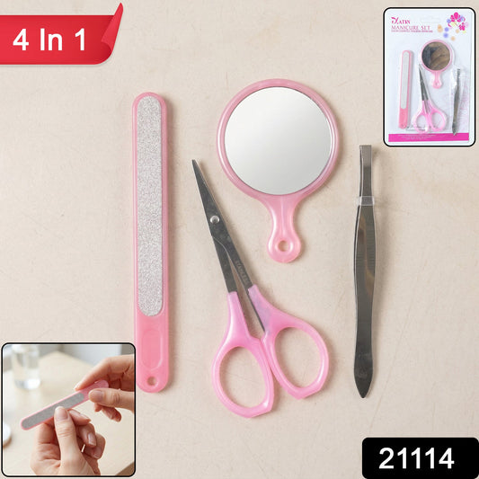 4 in 1 Manicure and Pedicure Kit – Compact & Versatile Grooming Set
