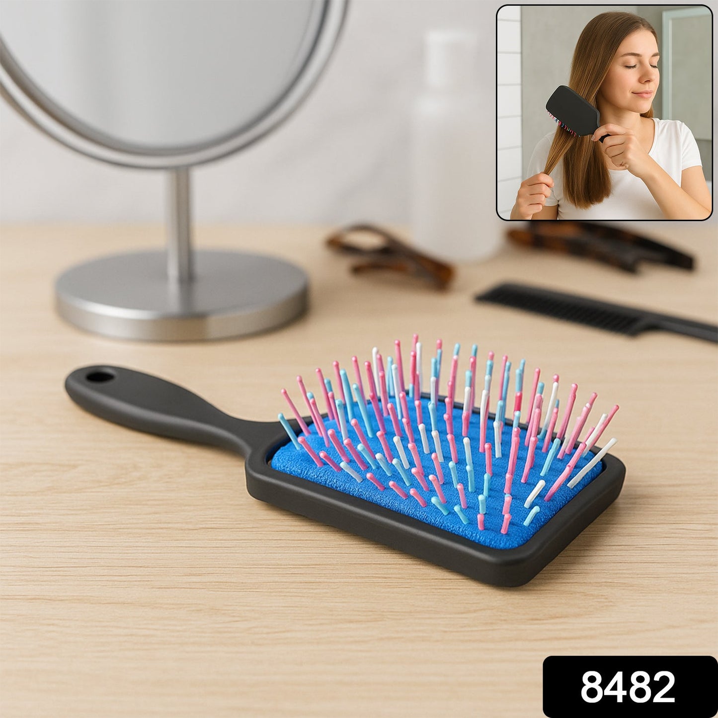 Scalp Massager Comb – Detangling & Hair Growth | Calm & Curl