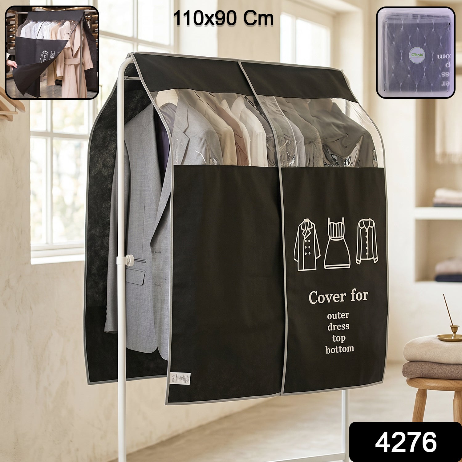 Keeps Fresh & Clean Hanging Garment Dust Cover – Keeps - main product view