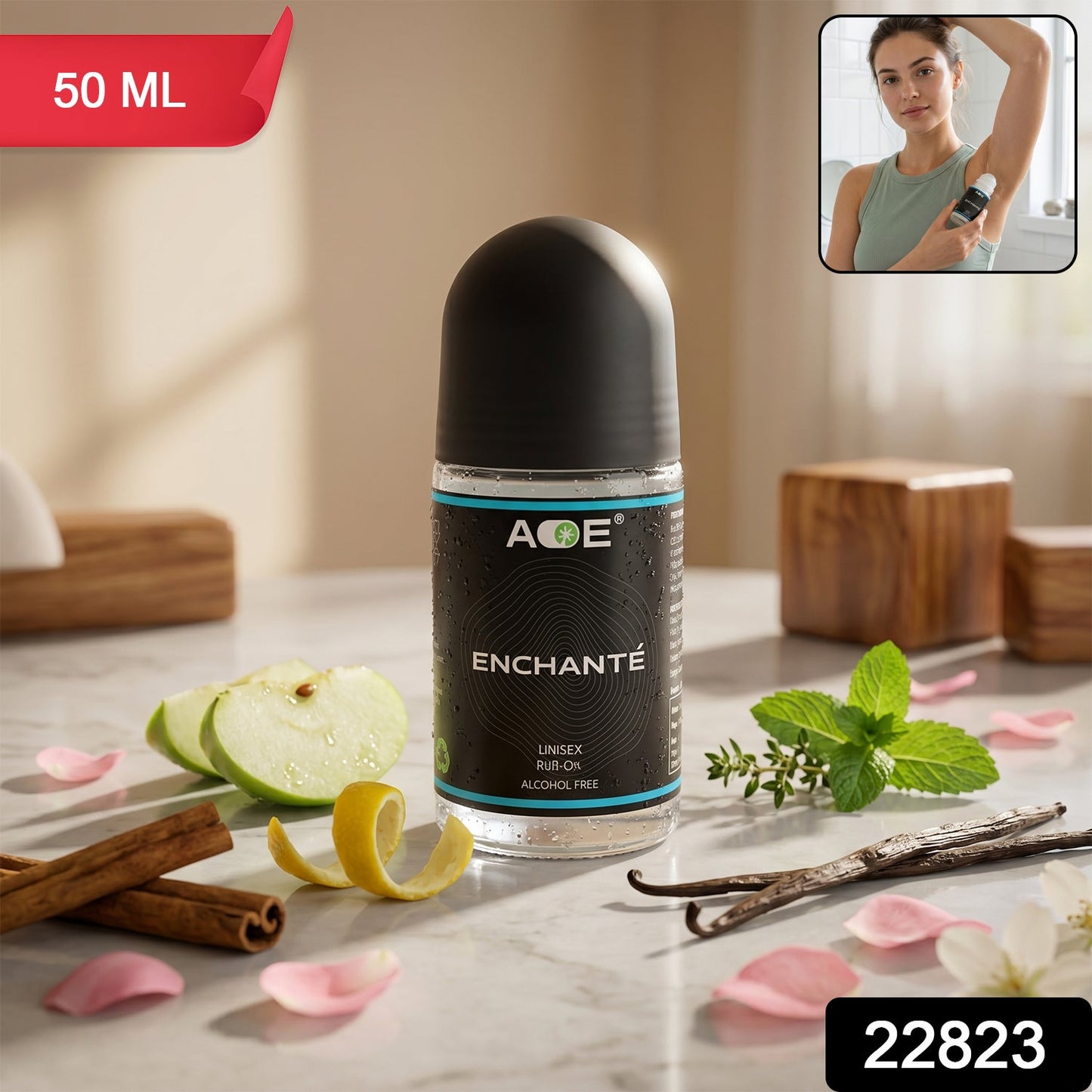 Unisex Roll-On Deodorant – Long-Lasting Freshness & Travel-Friendly