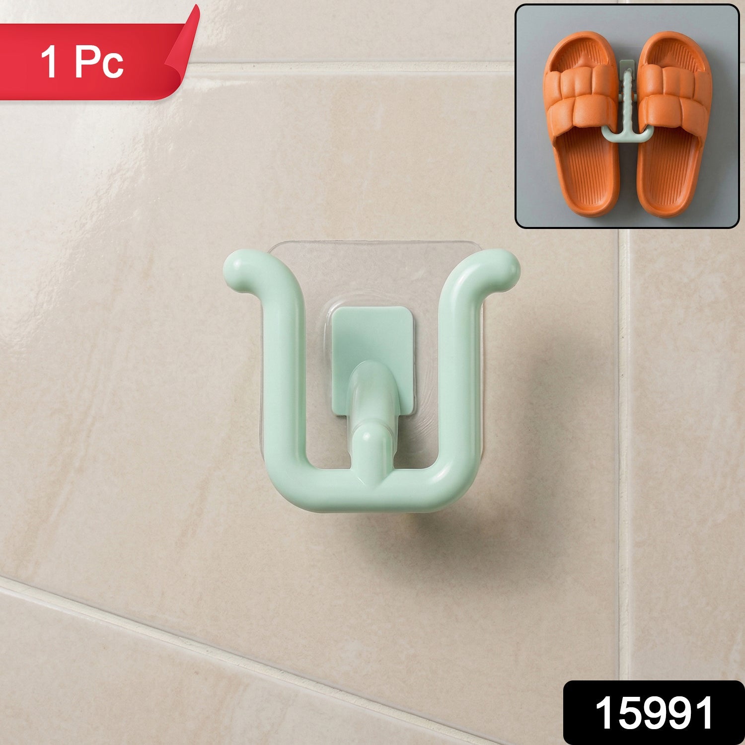 Space-Saving Wall-Mounted Slipper Holder – Easy to Install - main product view