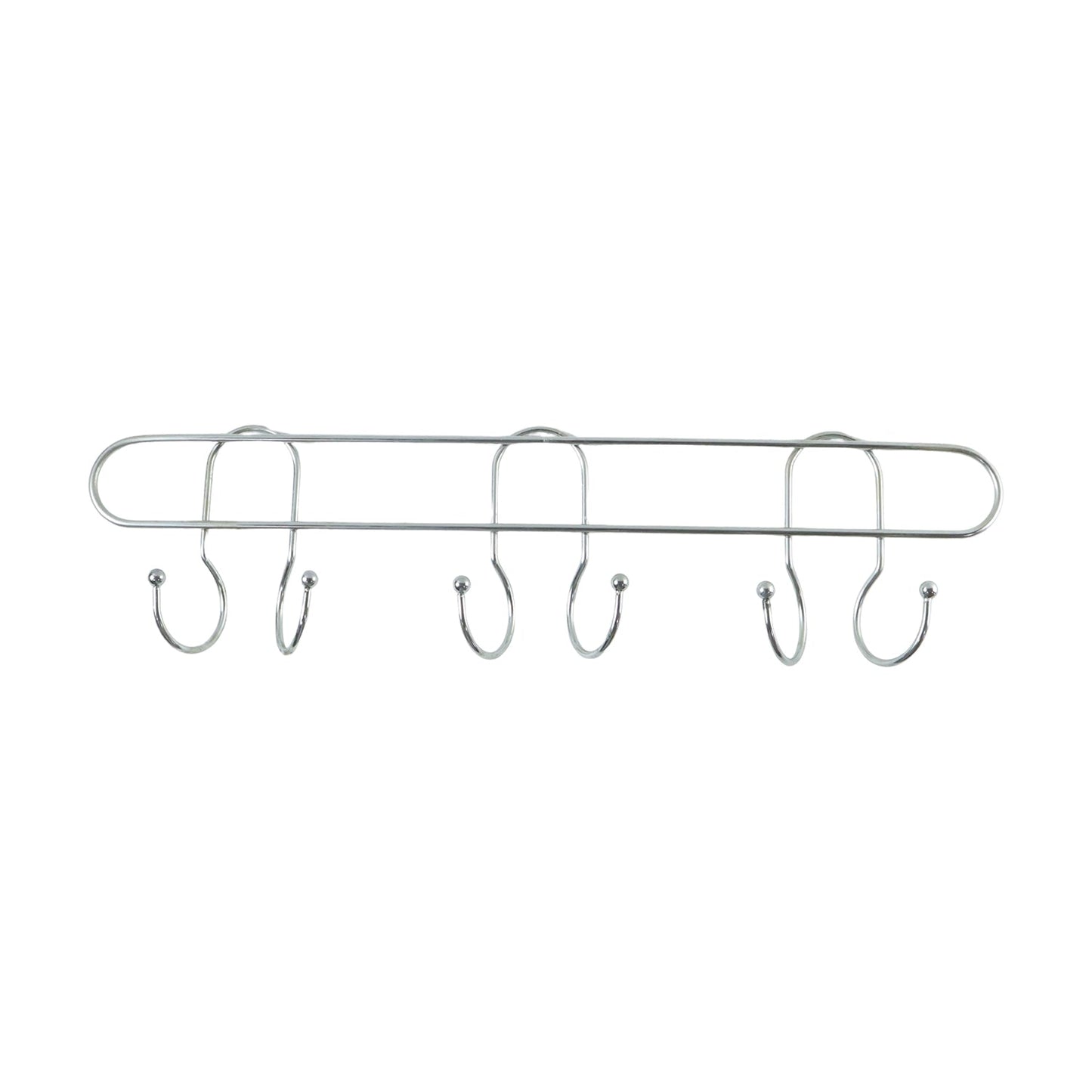 Heavy-Duty Wall Mounted Metal Hook Rack – Sleek & Organizer