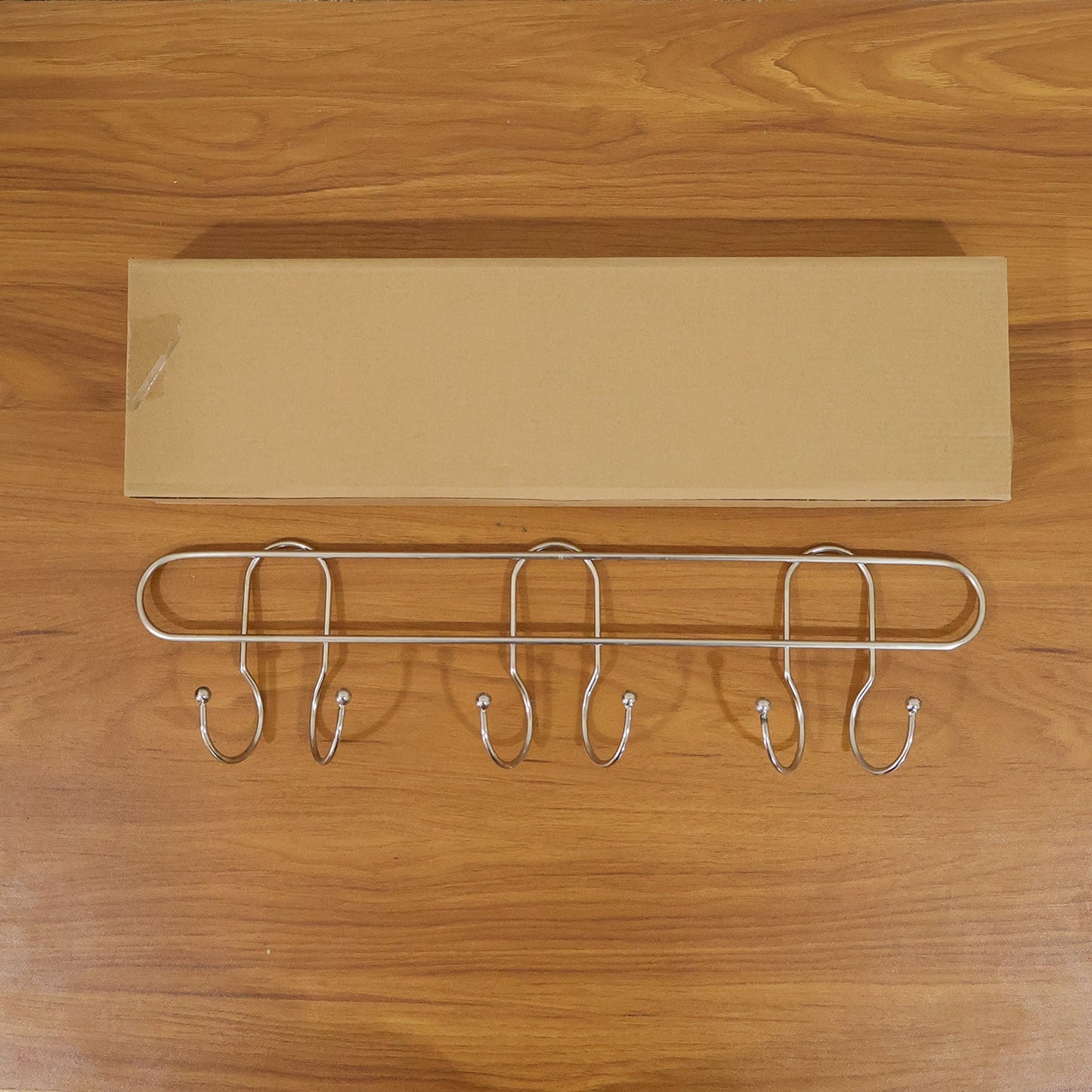 Heavy-Duty Wall Mounted Metal Hook Rack – Sleek & Organizer
