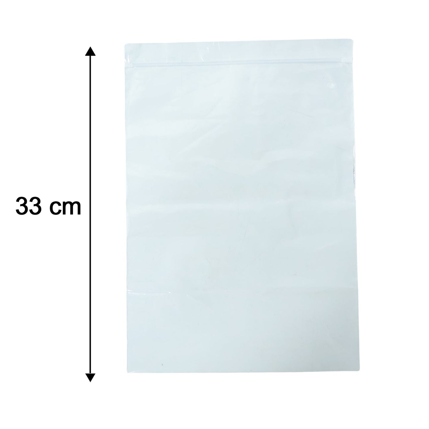 All-in-One Plastic Zip Lock Bag – Reusable 33x23 cm
