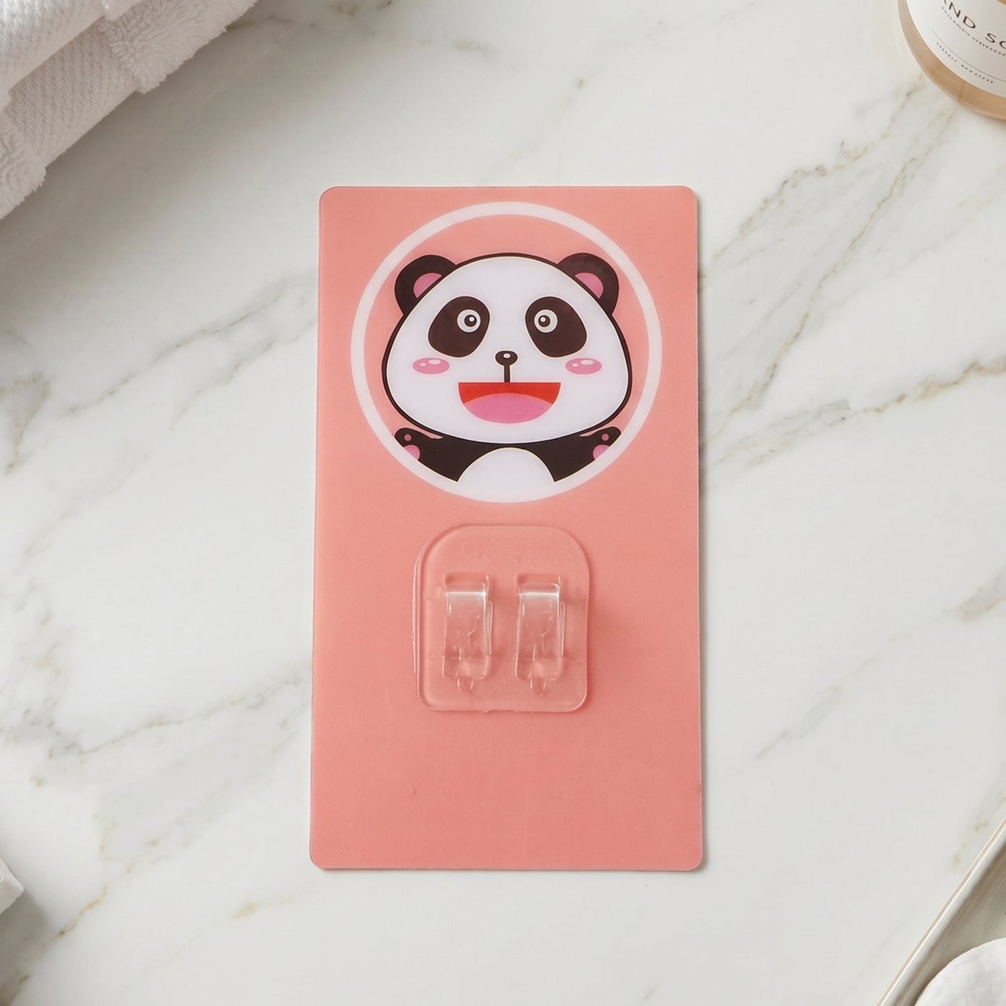 Cartoon Adhesive Wall Hook – Strong Hold & No Drilling