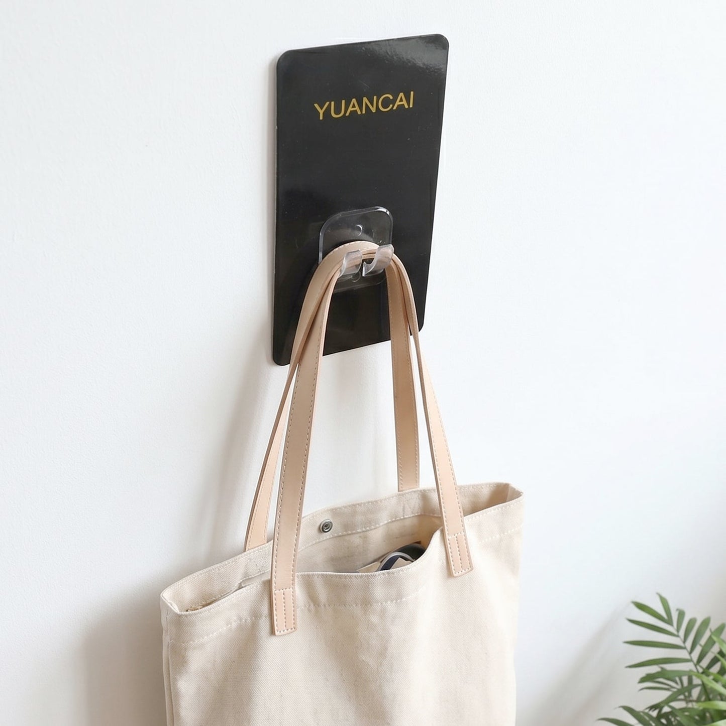 Reusable Strong Adhesive Plastic Wall Hook – No Drilling
