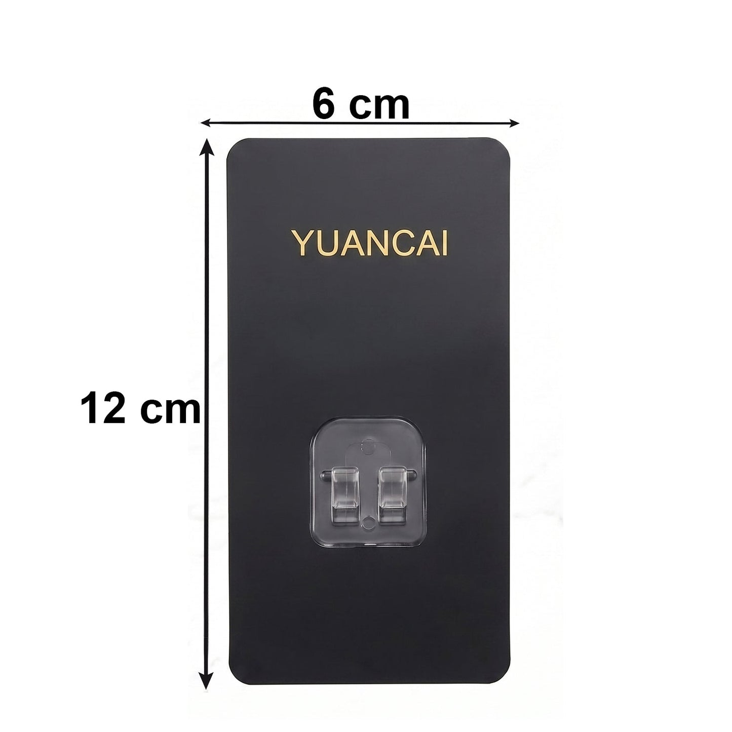 Reusable Strong Adhesive Plastic Wall Hook – No Drilling