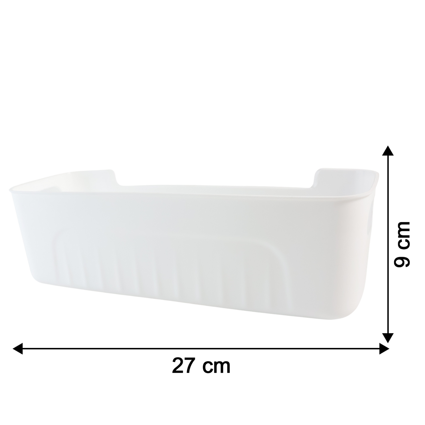 All-in-One White Plastic Storage Basket Set – Durable